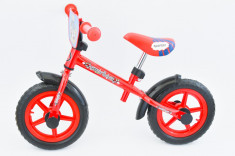Bicicleta fara pedale pentru copii intre 3-5 ani - cadru si furca metalice -Noua foto