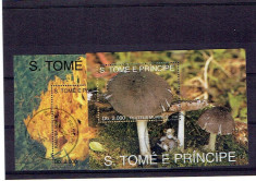 Sao Tome - 1993 ciuperci stampilata foto