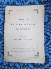 OUIDA - ARIADNE vol. I (1877 - IN LB. ENGLEZA)