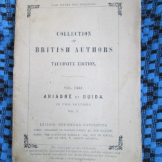 OUIDA - ARIADNE vol. I (1877 - IN LB. ENGLEZA)