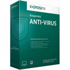 Kaspersky Securitate Antivirus 2017, 3 PC, 1 an + 3 luni, Retail, New license foto