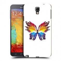 Husa Samsung Galaxy Note 3 Neo N7505 Silicon Gel Tpu Model Abstract Butterfly foto