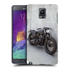 Husa Samsung Galaxy Note 4 N910 Silicon Gel Tpu Model Motocicleta Vintage foto