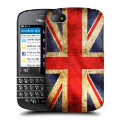 Husa BlackBerry Q10 Silicon Gel Tpu Model UK Flag foto