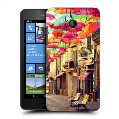 Husa Nokia Lumia 635 630 Silicon Gel Tpu Model Vintage Umbrella foto