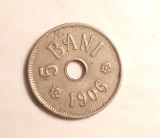 5 BANI 1906 J / CU EROARE DE MATRITA