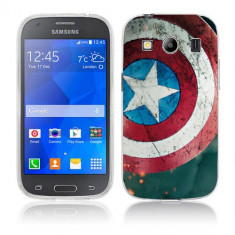 Husa Samsung Galaxy Ace 4 G357 Silicon Gel Tpu Model Captain America foto