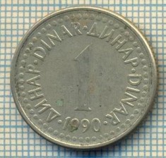 10677 MONEDA- YUGOSLAVIA - 1 DINAR -anul 1990 -STAREA CARE SE VEDE