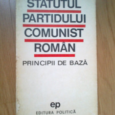 w1 Statul Partidului Comunist Roman principii de baza