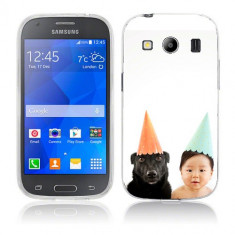 Husa Samsung Galaxy Ace 4 G357 Silicon Gel Tpu Model Bebelus Si Caine Petrecere foto
