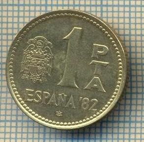 10647 MONEDA- SPANIA - 1 PESETA -anul 1980(82) -STAREA CARE SE VEDE foto