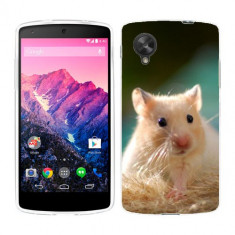 Husa LG Nexus 5 Silicon Gel Tpu Model Hamster foto