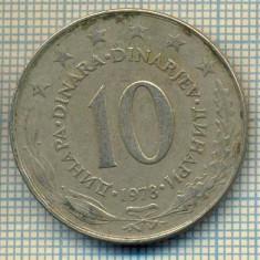 10657 MONEDA- YUGOSLAVIA - 10 DINARA -anul 1978 -STAREA CARE SE VEDE