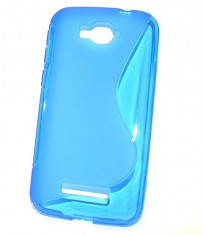 Husa Silicon Gel Alcatel One Touch Pop C7 S-Line Albastra foto