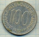 10669 MONEDA- YUGOSLAVIA - 100 DINARA -anul 1987 -STAREA CARE SE VEDE, Europa