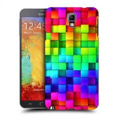 Husa Samsung Galaxy Note 3 Neo N7505 Silicon Gel Tpu Model Colorful Cubes foto