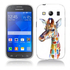 Husa Samsung Galaxy Ace 4 G357 Silicon Gel Tpu Model Girafa Colorata foto