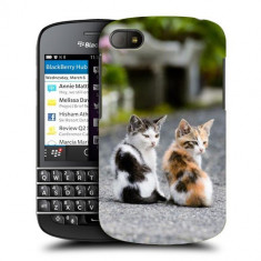 Husa BlackBerry Q10 Silicon Gel Tpu Model Kitties foto