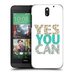 Husa HTC Desire 610 Silicon Gel Tpu Model Yes You Can foto