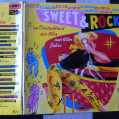 sweet & rock anii '50-'60 dublu disc vinyl 2 LP selectii muzica rock germany VG+