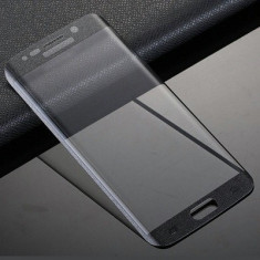 Folie Sticla Samsung Galaxy S6 Edge Neagra Full Cover 3D Protectie Ecran Antisoc Tempered Glass foto
