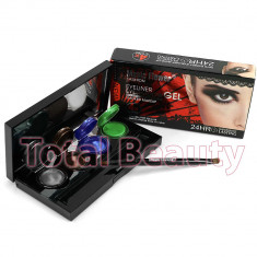 Set Eyeliner-Eyeshadow Gel 4 culori Smoked Makeup #03 foto