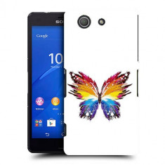 Husa SONY Xperia Z3 Compact Silicon Gel Tpu Model Abstract Butterfly foto