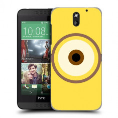 Husa HTC Desire 610 Silicon Gel Tpu Model Big Eye Minion foto