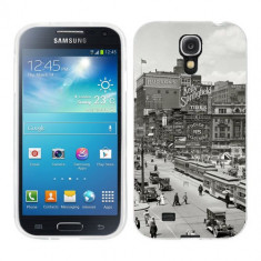 Husa Samsung Galaxy S4 i9500 i9505 Silicon Gel Tpu Model Vintage City foto