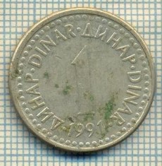 10675 MONEDA- YUGOSLAVIA - 1 DINAR -anul 1991 -STAREA CARE SE VEDE
