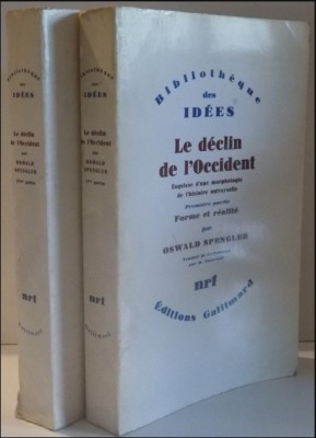 Le declin de l&amp;#039;Occident / Oswald Spengler 2 vol. (Declinul Occidentului in fr.) foto