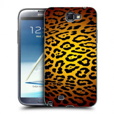 Husa Samsung Galaxy Note 2 N7100 Silicon Gel Tpu Model Animal Print Leopard foto