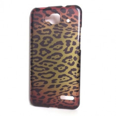 Husa Orange Hiro Silicon Gel Tpu Model Animal Print Leopard Gri foto