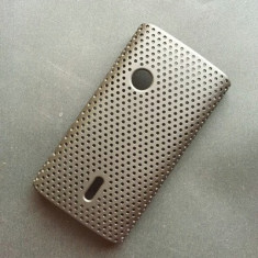 Husa Sony Ericsson Xperia X8 Plastic Perforat Vent Neagra foto