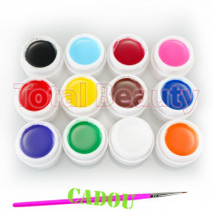 Set 12 geluri UV Color ENS PRO set gel color geluri colorate gel color + CADOU foto