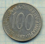 10667 MONEDA- YUGOSLAVIA - 100 DINARA -anul 1987 -STAREA CARE SE VEDE