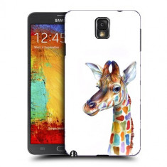 Husa Samsung Galaxy Note 3 N9000 N9005 Silicon Gel Tpu Model Girafa Colorata foto