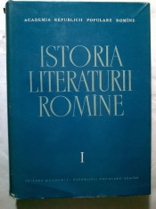 Istoria literaturii romane I {1964} foto