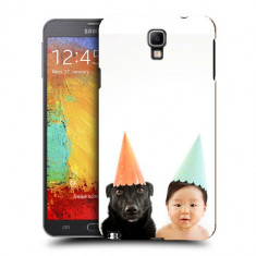 Husa Samsung Galaxy Note 3 Neo N7505 Silicon Gel Tpu Model Bebelus Si Caine Petrecere foto