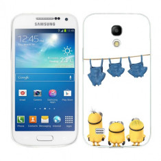 Husa Samsung Galaxy S4 Mini i9190 i9195 Silicon Gel Tpu Model Naked Minions foto