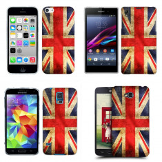 Husa Samsung Galaxy S2 i9100 Silicon Gel Tpu Model UK Flag foto