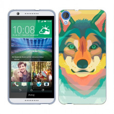 Husa HTC Desire 820 Silicon Gel Tpu Model Desen Lup foto