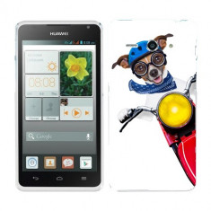 Husa Huawei Ascend Y530 Silicon Gel Tpu Model Caine Motociclist foto