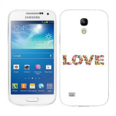 Husa Samsung Galaxy S4 Mini i9190 i9195 Silicon Gel Tpu Model Love Flowers foto