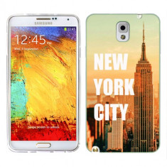 Husa Samsung Galaxy Note 3 N9000 N9005 Silicon Gel Tpu Model New York foto