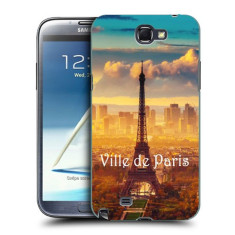 Husa Samsung Galaxy Note 2 N7100 Silicon Gel Tpu Model Paris foto
