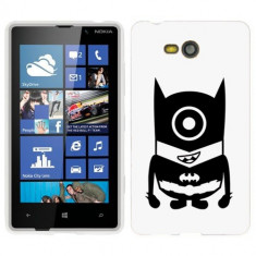 Husa Nokia Lumia 820 Silicon Gel Tpu Model Minion Batman foto