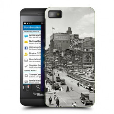 Husa BlackBerry Z10 Silicon Gel Tpu Model Vintage City foto