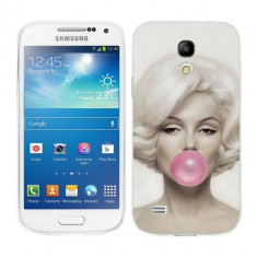 Husa Samsung Galaxy S4 Mini i9190 i9195 Silicon Gel Tpu Model Marilyn Monroe Bubble Gum foto