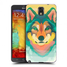 Husa Samsung Galaxy Note 3 N9000 N9005 Silicon Gel Tpu Model Desen Lup foto